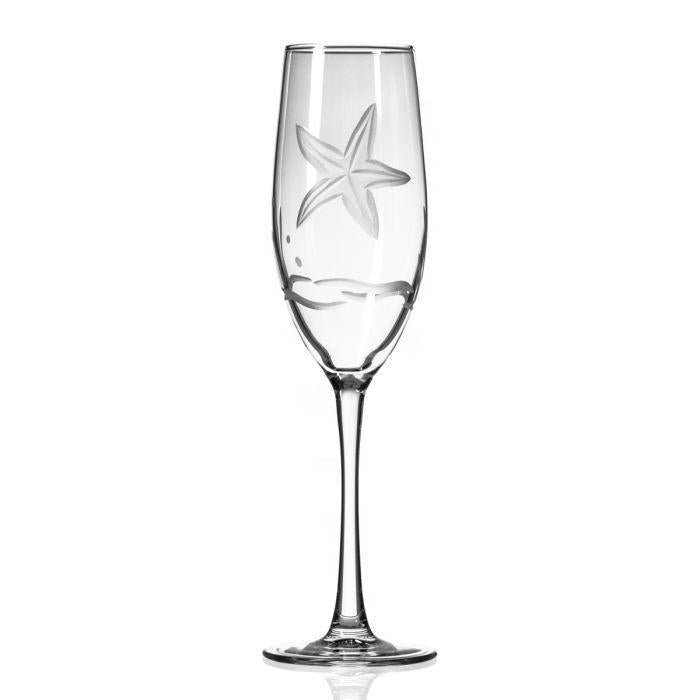 Starfish Champagne Flute  - Set of 4 Glasses - Fab Vila
