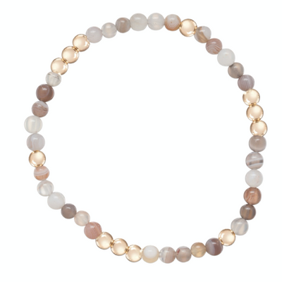 Worthy pattern 4mm bead bracelet - Fab Vila