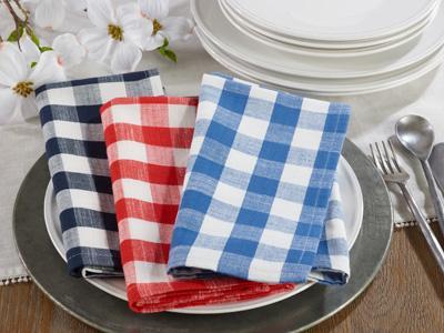 Gingham Napkin Set - Fab Vila