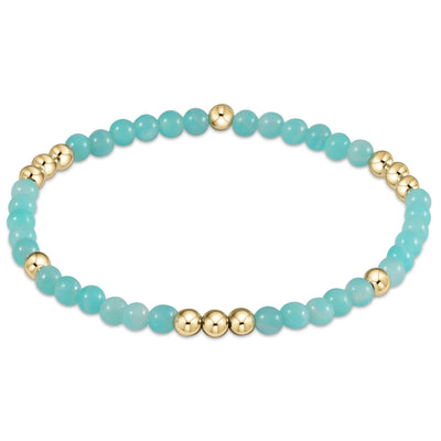 Upgrade Your Jewelry Collection with the E Newton Worthy Pattern 4mm Bead Bracelet in Aquamarine, Pearl, Labradorite, and More