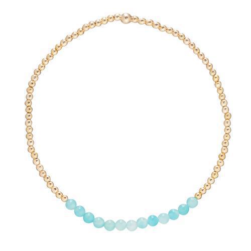 Gold Bliss 2mm Bead Bracelet - Fab Vila