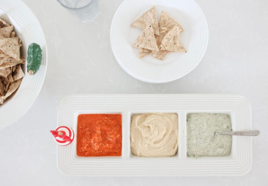 Nora Fleming Garnish Dish Stripe